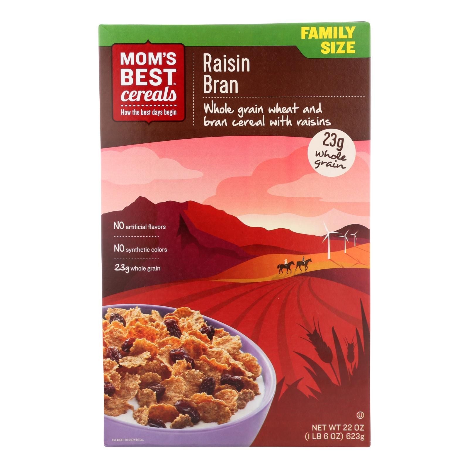Mom's Best Raisin Bran Cereals - Case Of 10 - 22 Oz image 1