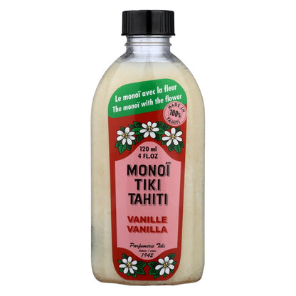 Monoi Tiare Tahiti Coconut Oil Vanilla - 4 Fl Oz image 1