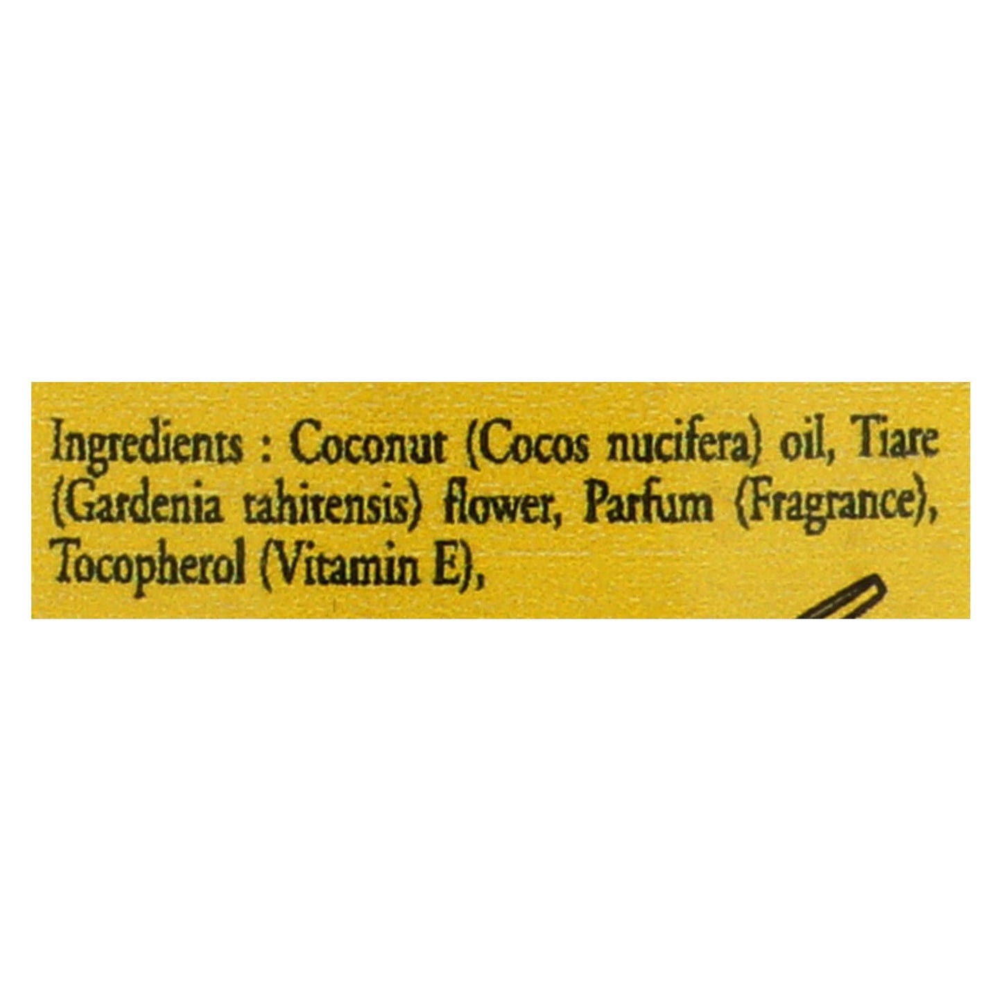 Monoi Tiare Tahiti Monoi Tiiki Tahiti Coconut Oil - 4 Fl Oz image 2