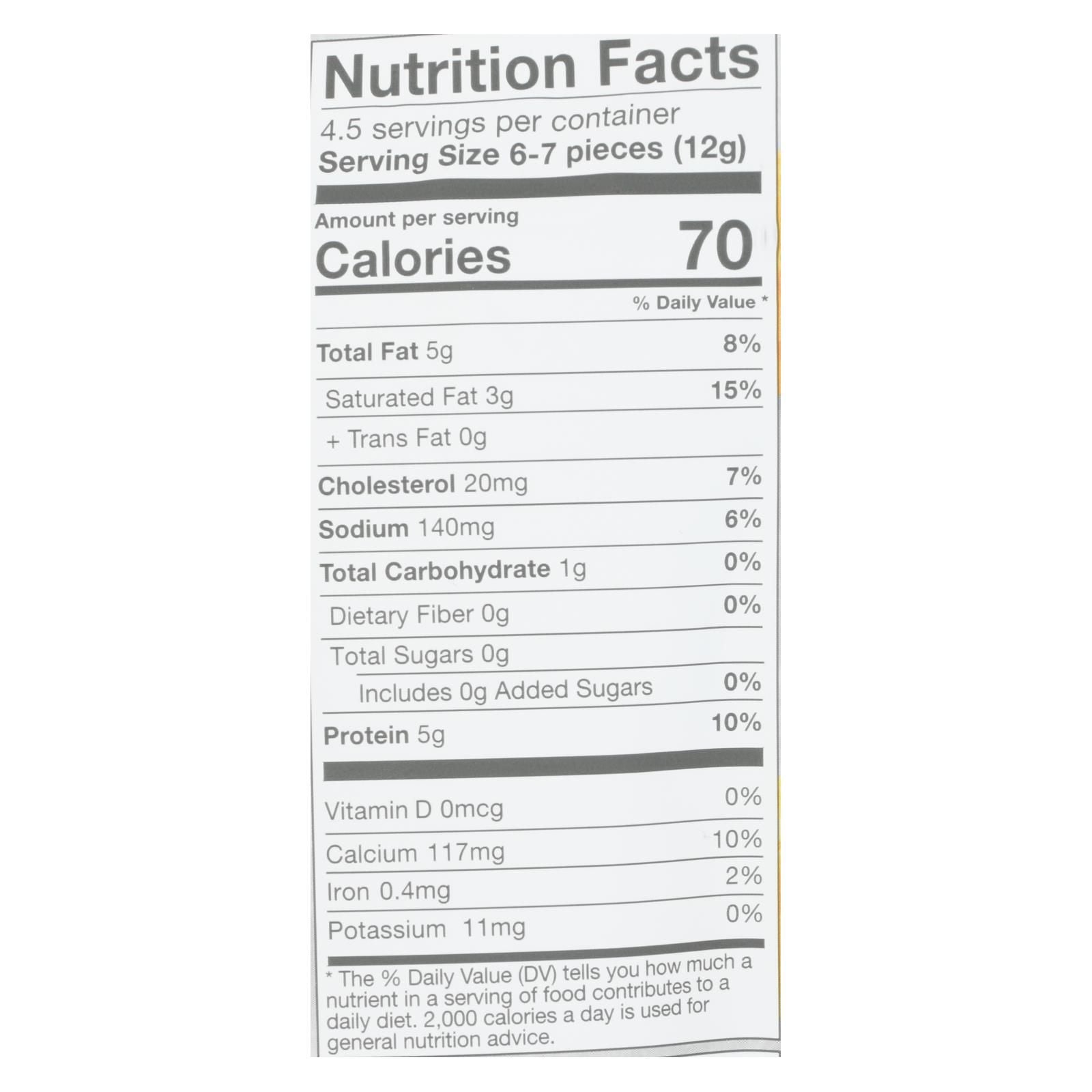 Moon Cheese's Cheddar Dehydrated Cheese Snack - Case Of 12 - 2 Oz image 4