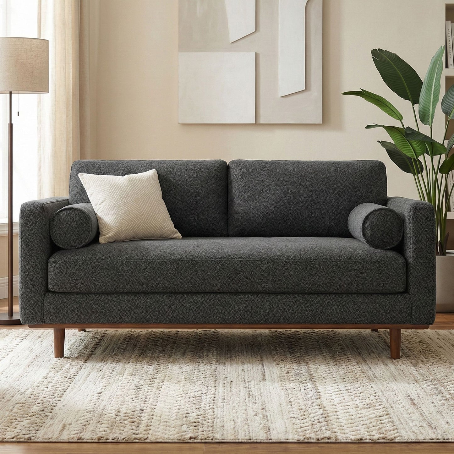 Morrison - 72" Sofa - Charcoal Grey image 1