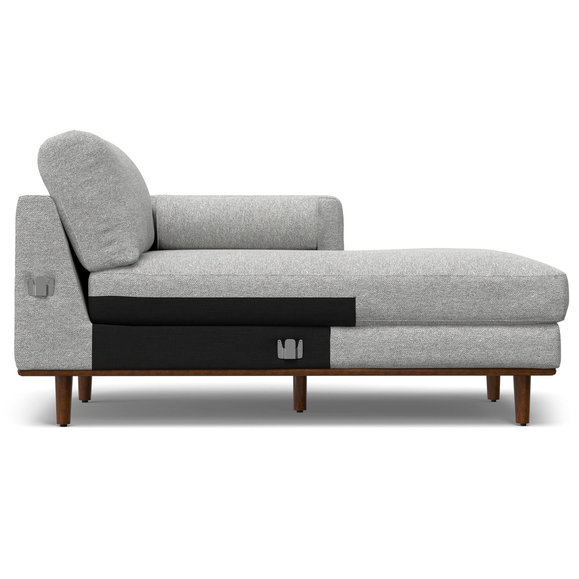 Morrison - Right Sectional Sofa - Mist Grey image 5