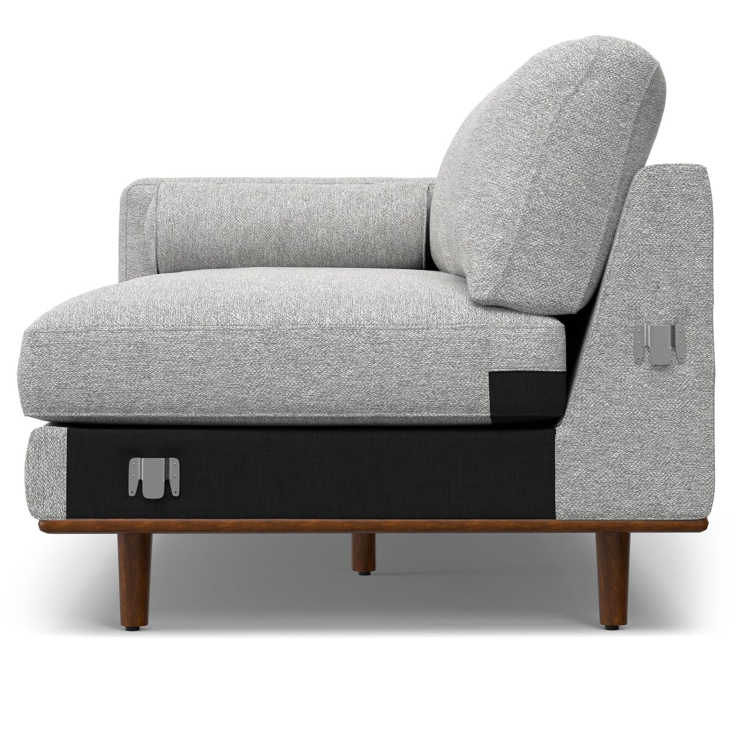 Morrison - Right Sectional Sofa - Mist Grey image 6