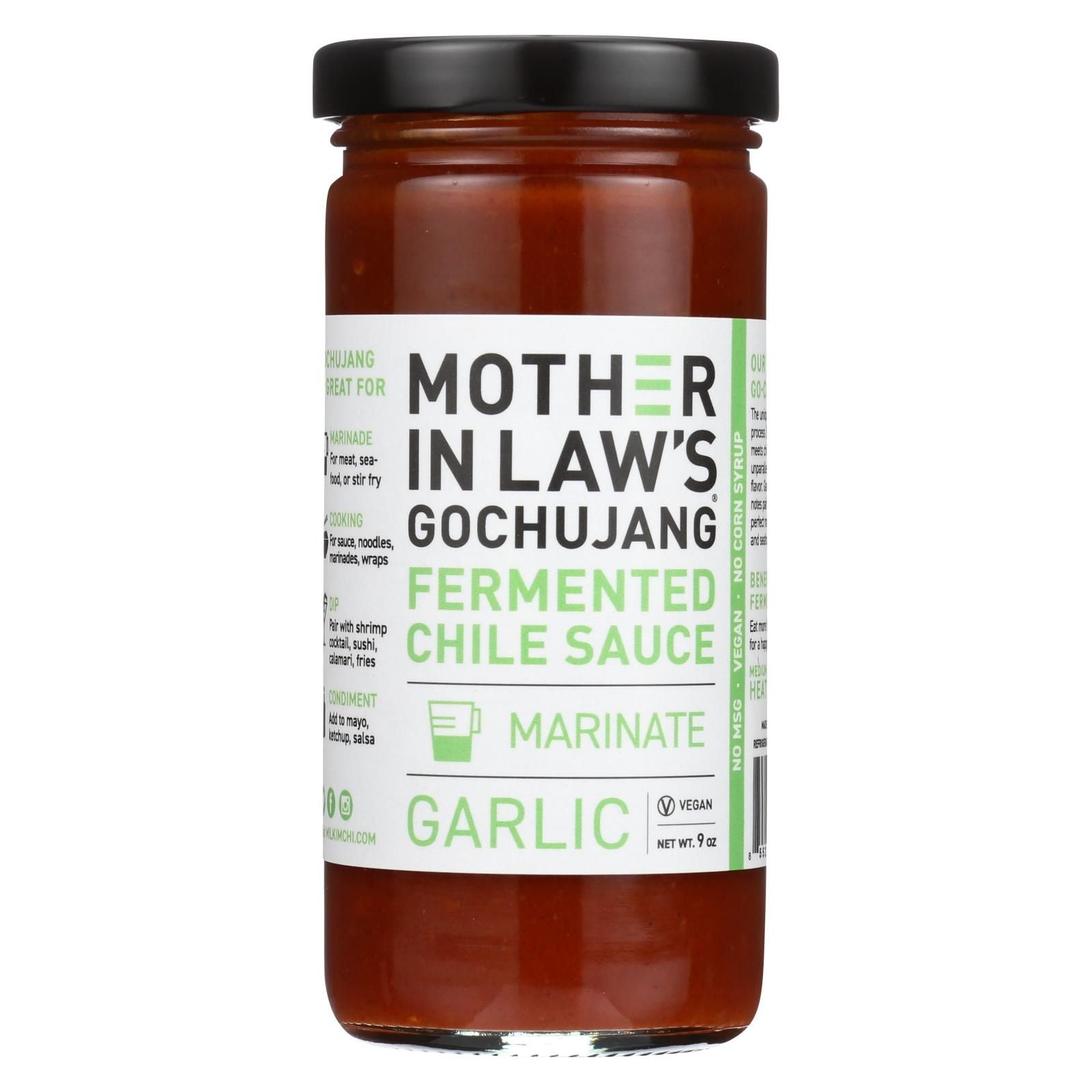 Mother-in-law's Kimchi - Chile Sce Gchjng Garlic - Cs Of 6-9 Oz image 1