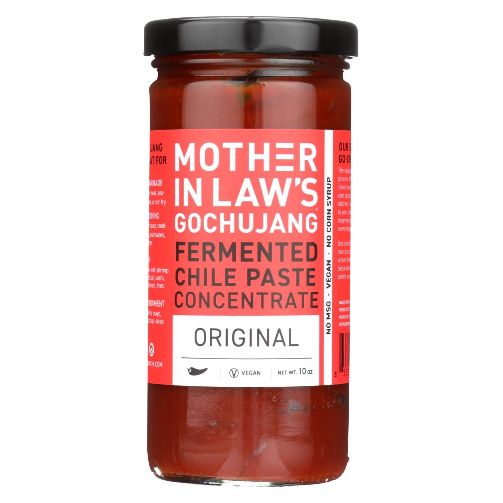 Mother-in-law's Kimchi Fermented Chile Paste - Case Of 6 - 10 Oz. image 1