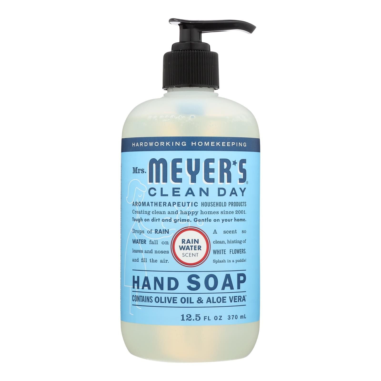 Mrs.meyers Clean Day - Hand Soap Liquid Rainwater - Case Of 6 - 12.5 Fz image 1