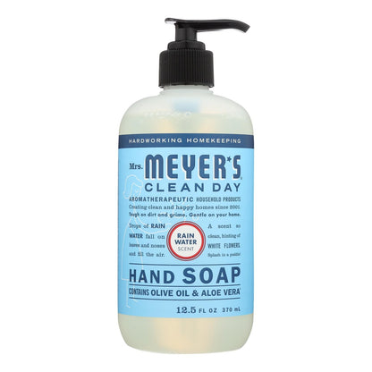 Mrs.meyers Clean Day - Hand Soap Liquid Rainwater - Case Of 6 - 12.5 Fz image 1