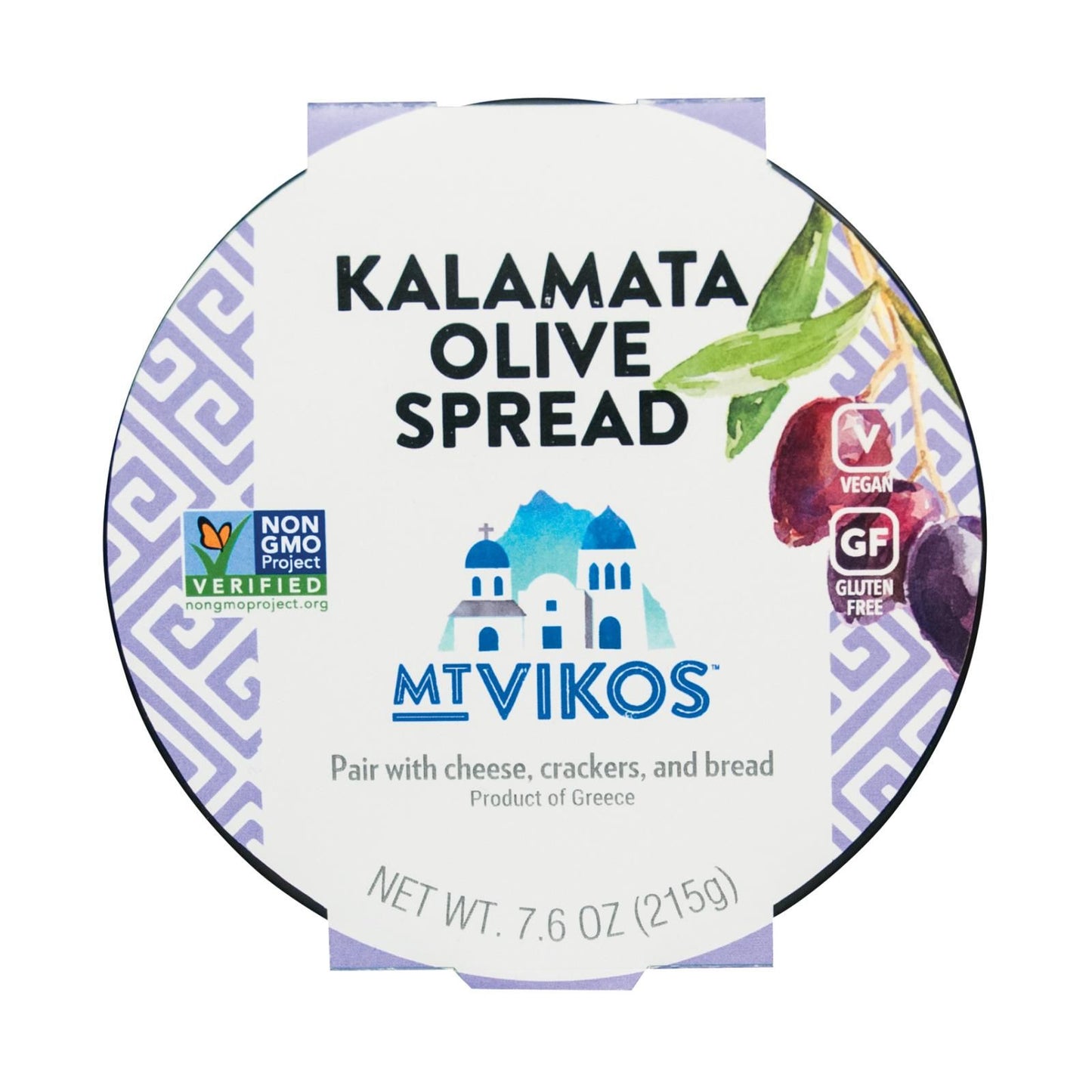 Mt Vikos Kalamata Olive Spread - Case Of 6 - 7.6 Oz image 1