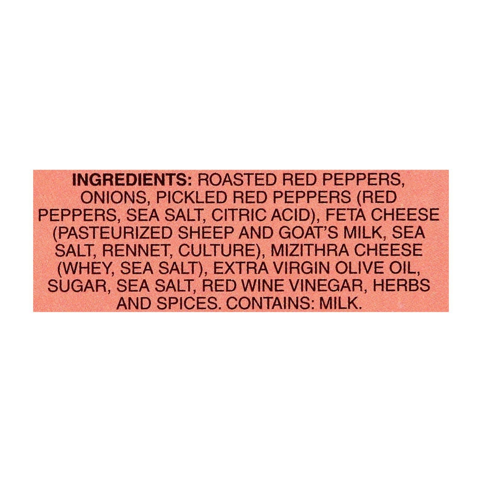 Mt Vikos Red Pepper And Feta Spread - Case Of 6 - 7.7 Oz image 2