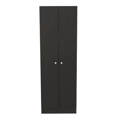 Multistorage Cabinet 71" H, Two Doors, Five Internal Shelves, Black image 3