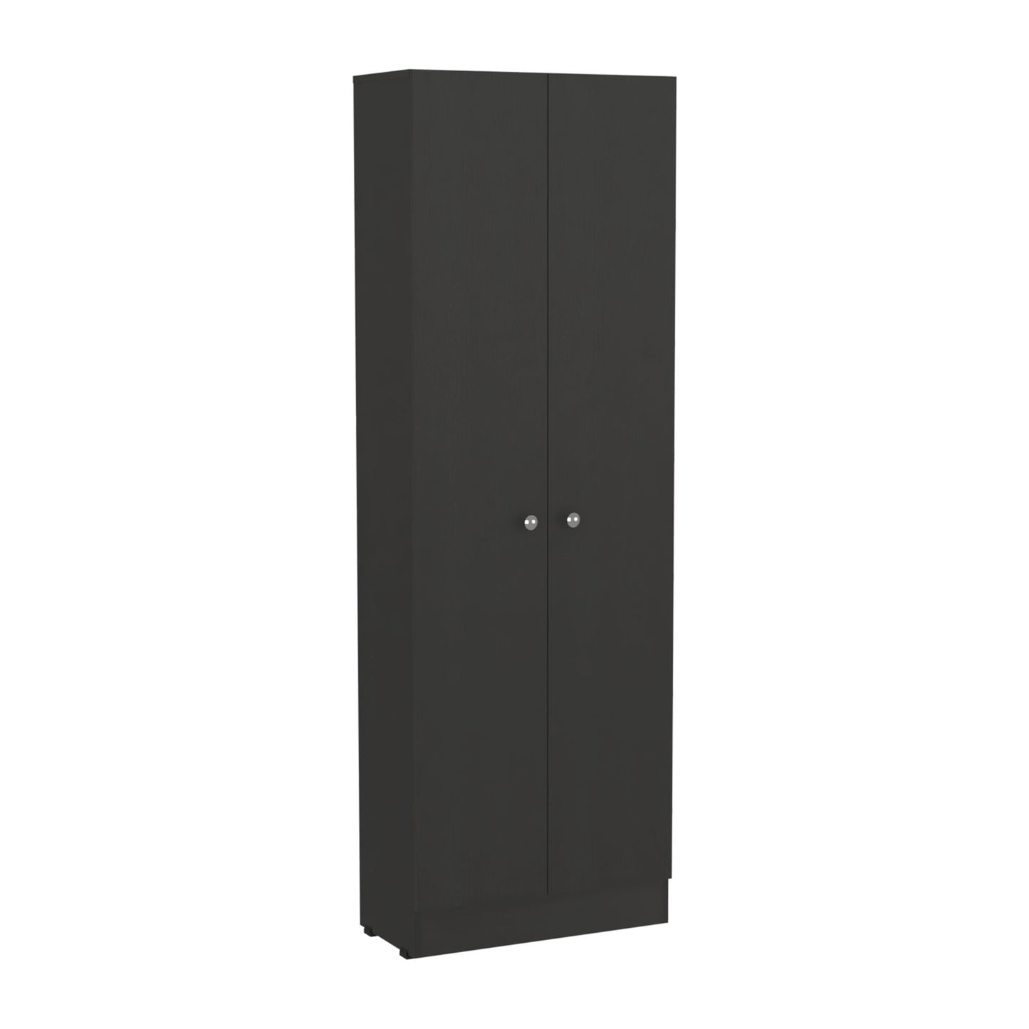 Multistorage Cabinet 71" H, Two Doors, Five Internal Shelves, Black image 4