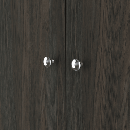 Multistorage Cabinet 71" H, Two Doors, Five Internal Shelves, Carbon Espresso / Black image 5