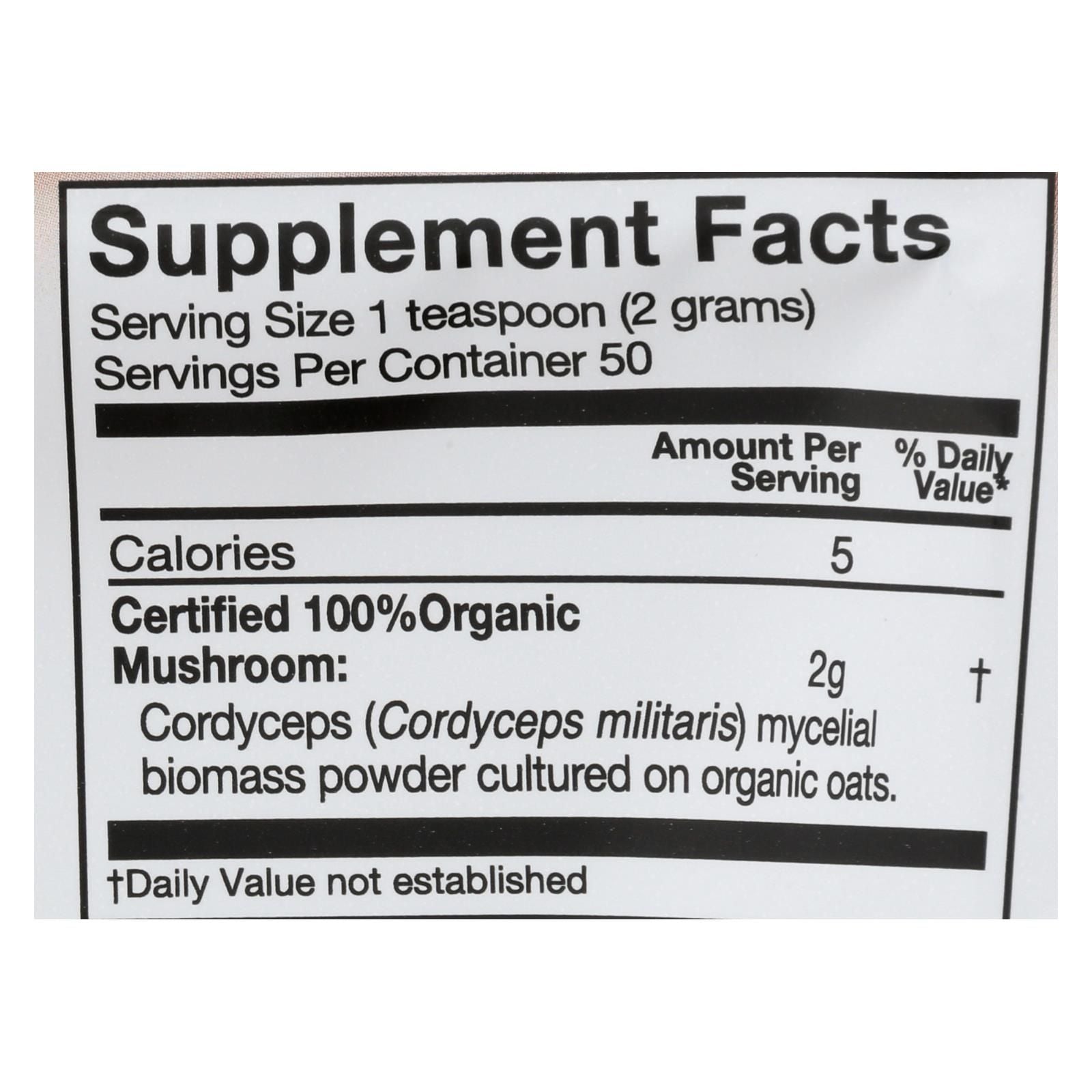 Mushroom Matrix Cordyceps Mushroom Powder - 1 Each - 3.5 Oz image 3