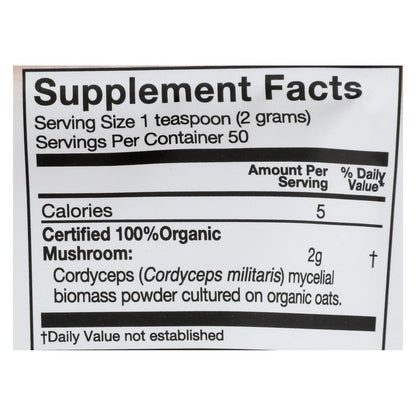 Mushroom Matrix Cordyceps Mushroom Powder - 1 Each - 3.5 Oz image 3