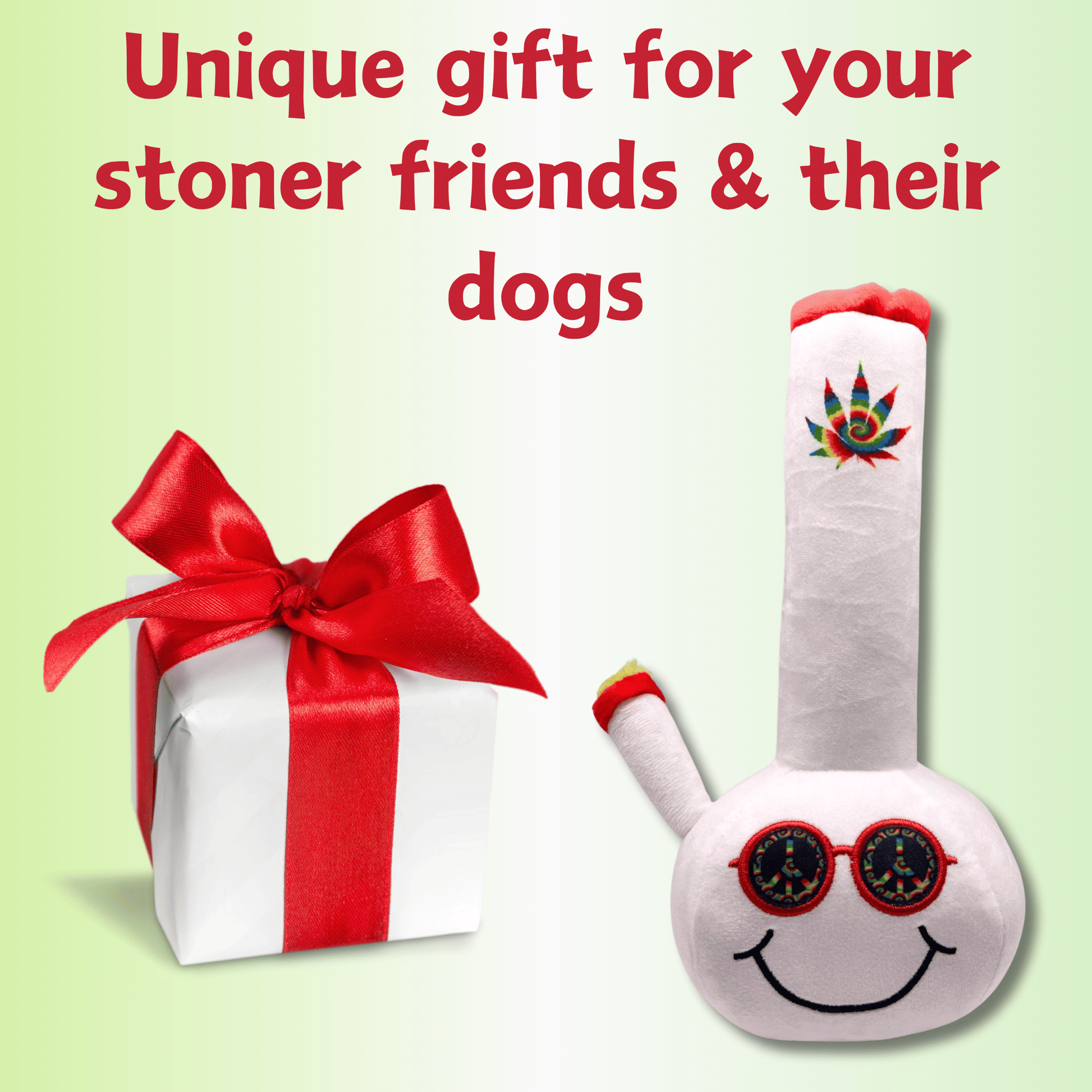 My Name is Billie, Funny Squeaky Weed Dog Toy, Cute Stuffed Parody Pot Bong, Cool Plush 420 Novelty Gift for Pets & Thei image 6