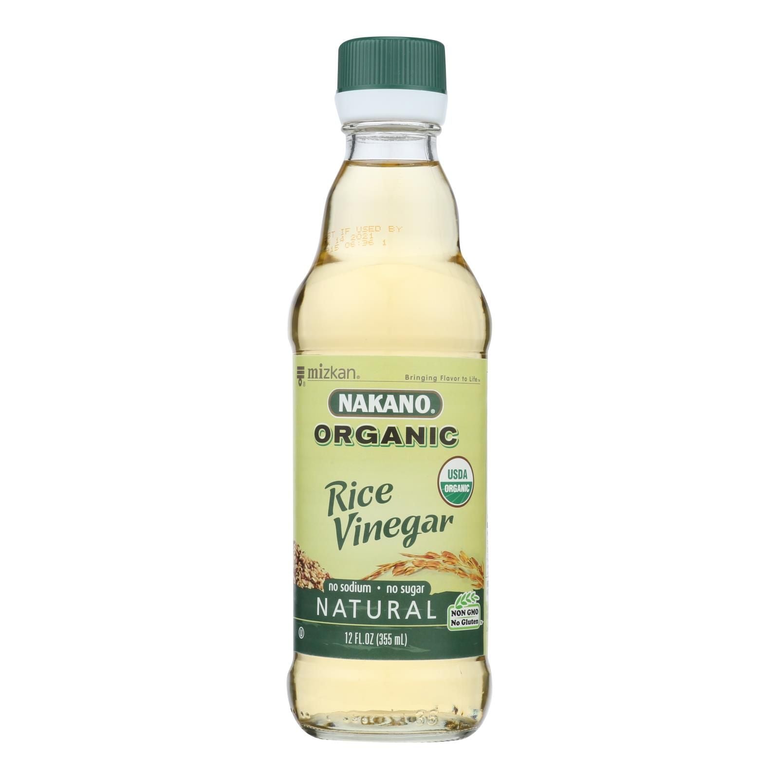 Nakano Vinegar - Organic - Natural Rice - Case Of 6 - 12 Oz image 1