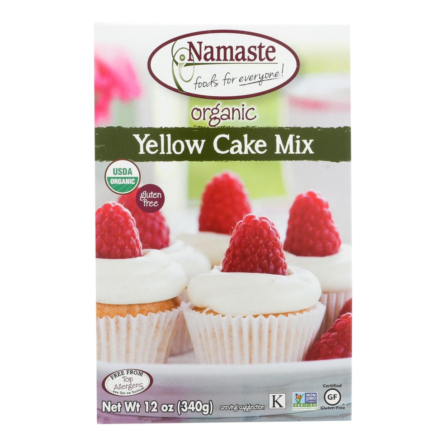Namaste Foods Yellow Organic Cake Mix - Case Of 6 - 12 Oz image 1