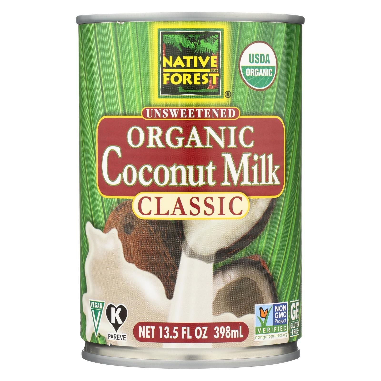 Native Forest Organic Classic - Coconut Milk - Case Of 12 - 13.5 Fl Oz. image 1
