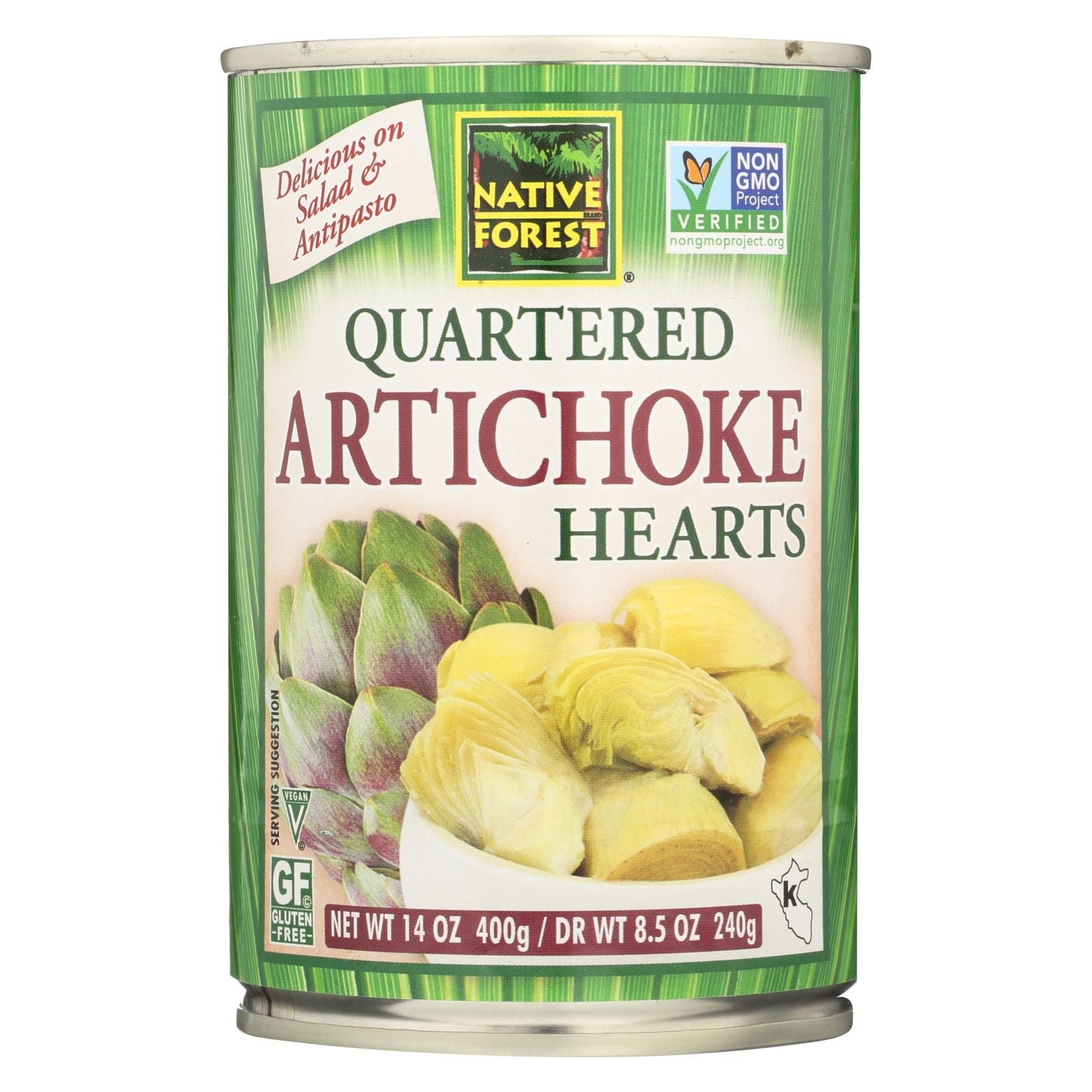 Native Forest Quartered Artichoke Hearts - Case Of 6 - 14 Oz. image 1