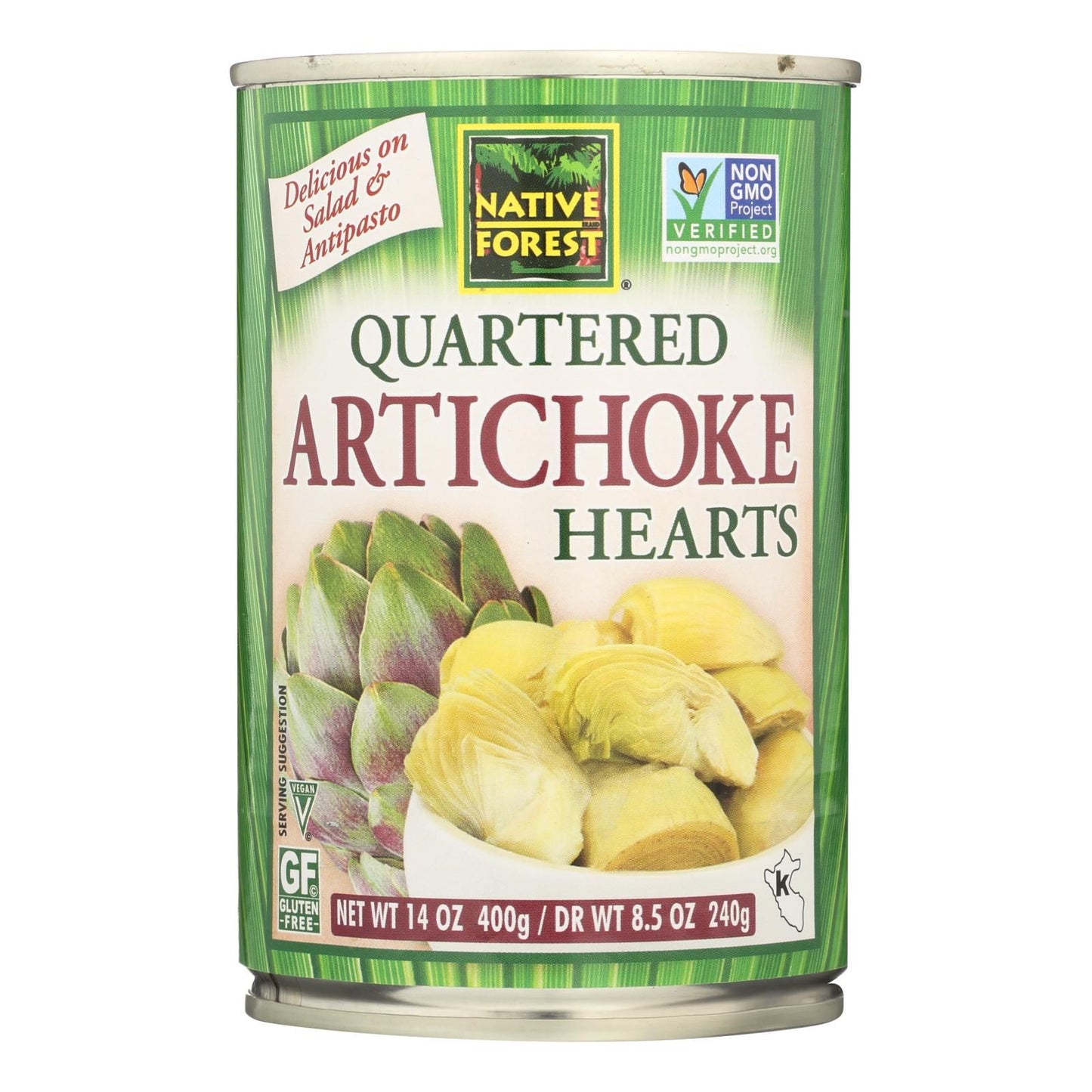 Native Forest Quartered Artichoke Hearts - Case Of 6 - 14 Oz. image 2