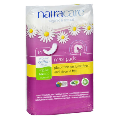 Natracare Natural Maxi Pads Regular - 14 Pack image 2