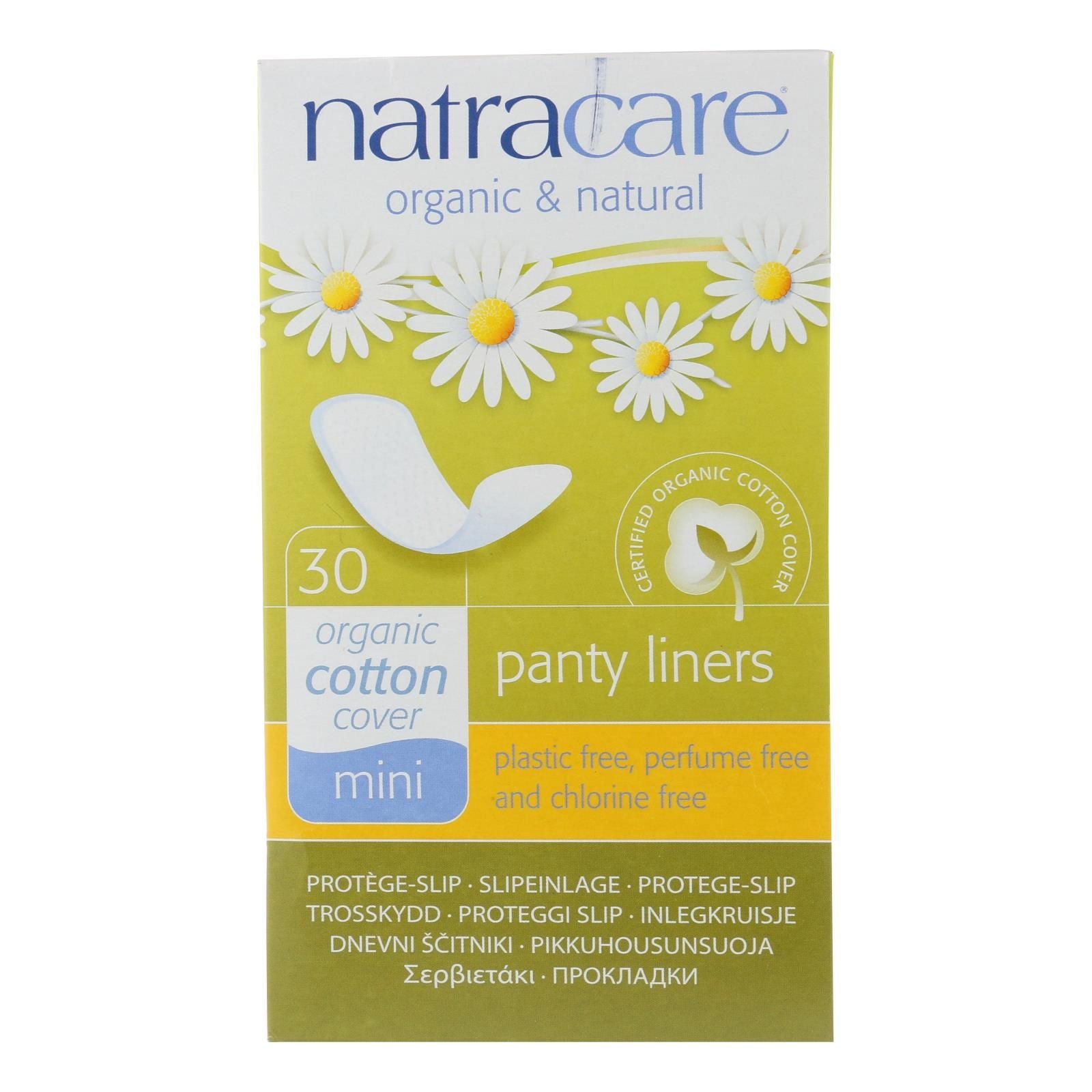 Natracare Natural Mini Panty Liners - 30 Pack image 1