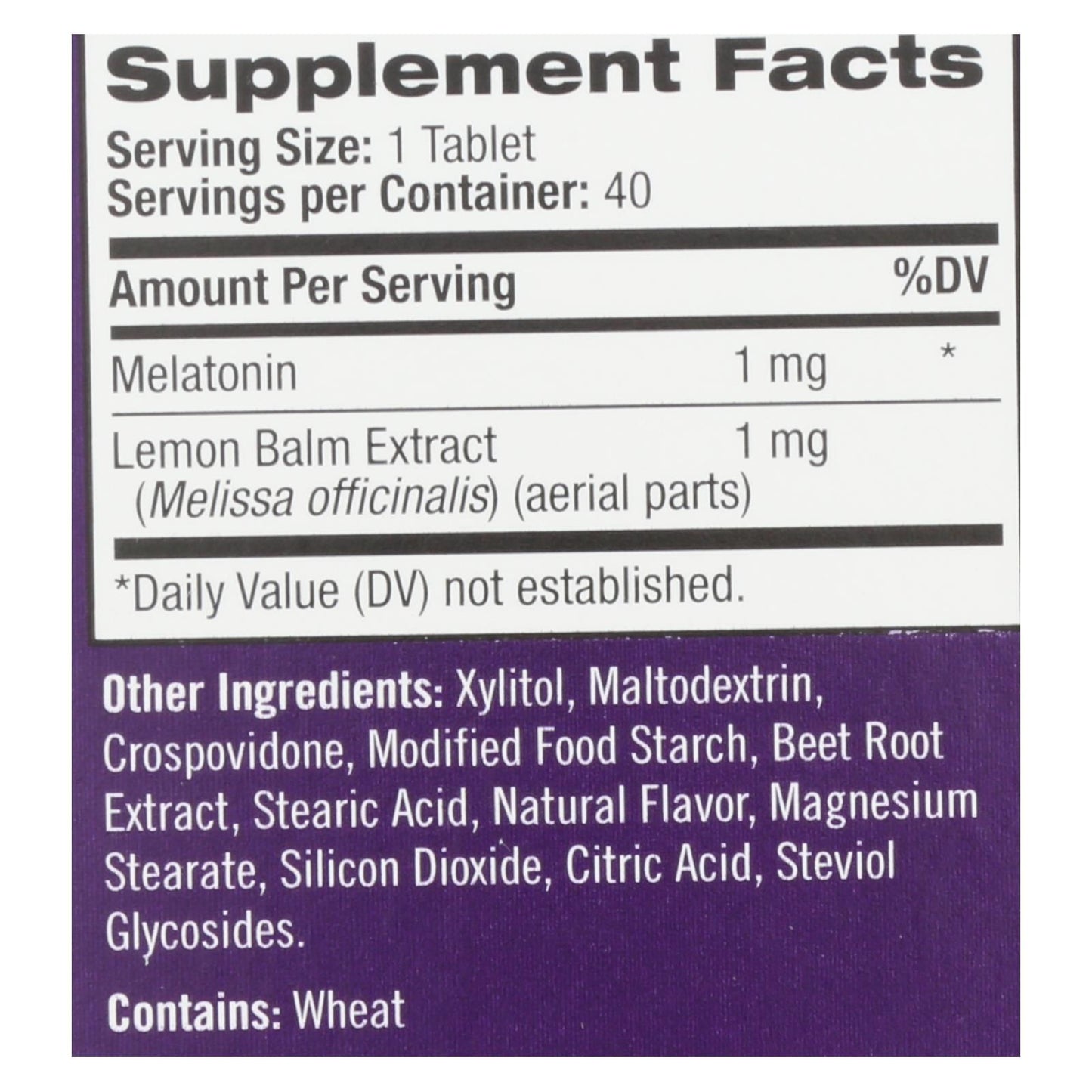 Natrol - Melatn Kids 1mg Fd Straw - 1 Each - 40 Tab image 3