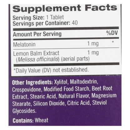Natrol - Melatn Kids 1mg Fd Straw - 1 Each - 40 Tab image 3