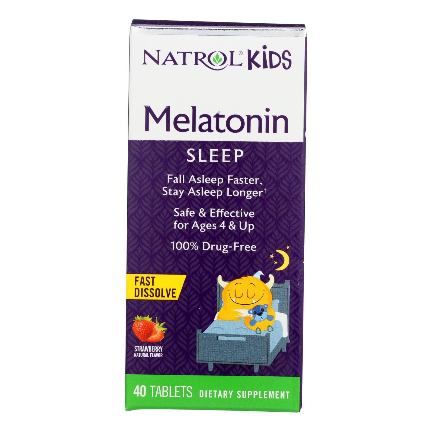 Natrol - Melatn Kids 1mg Fd Straw - 1 Each - 40 Tab image 2
