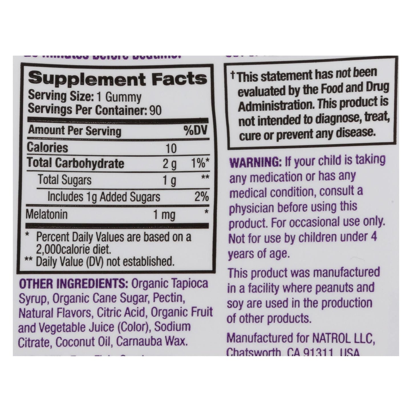 Natrol - Melatn Kids 1mg Gummy Berry - 1 Each - 90 Ct image 2