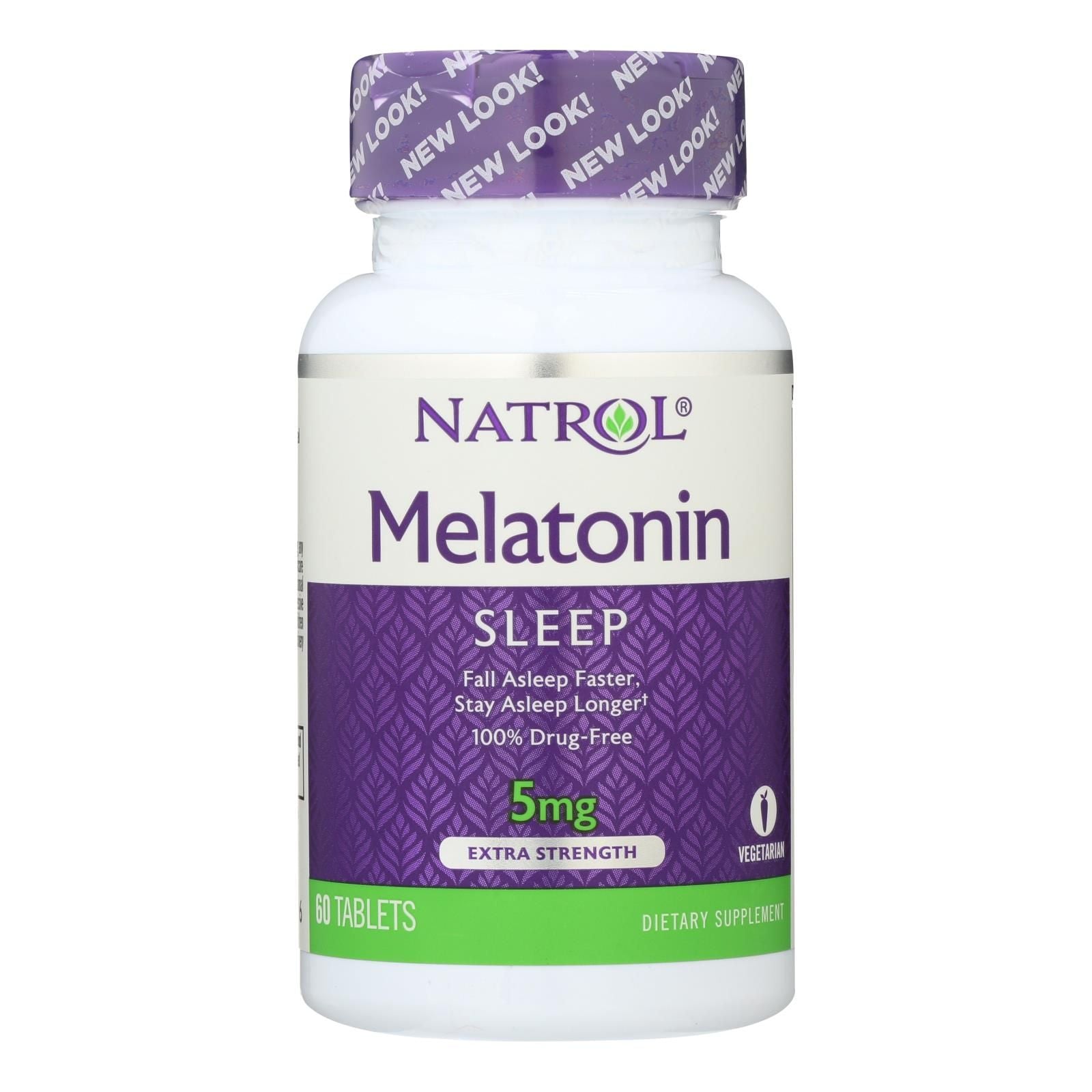 Natrol Melatonin - 5 Mg - 60 Tablets image 2