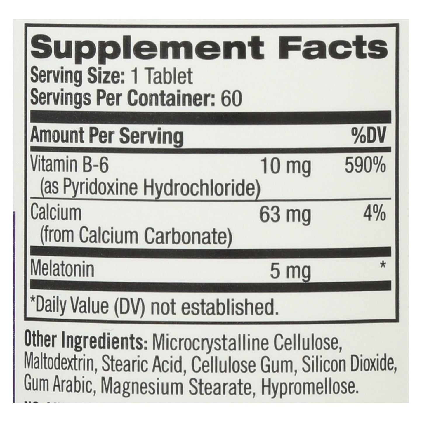 Natrol Melatonin - 5 Mg - 60 Tablets image 3