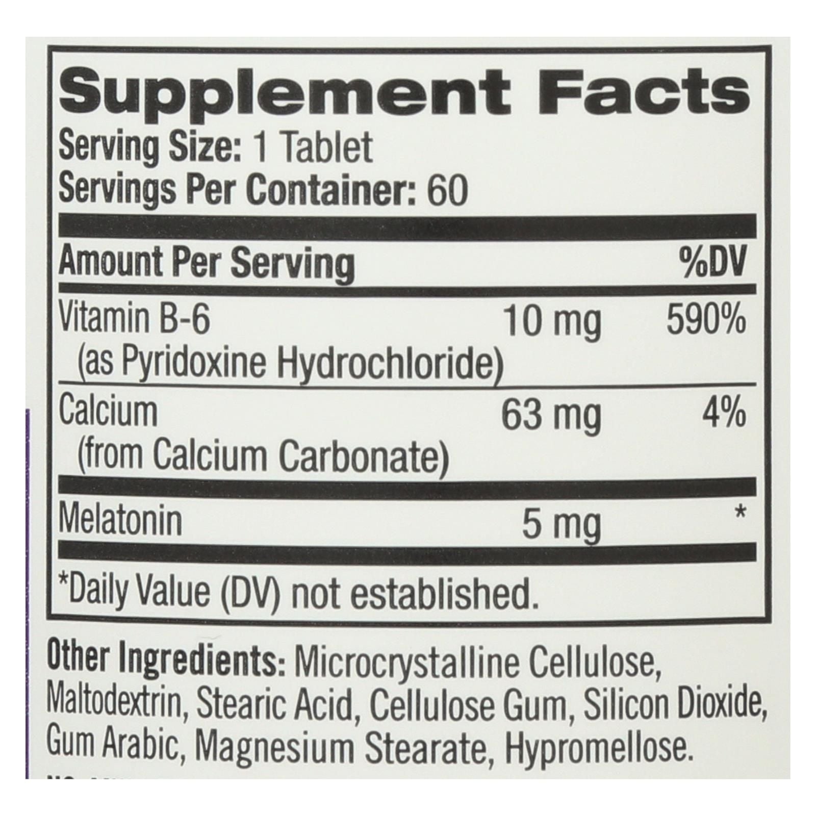 Natrol Melatonin - 5 Mg - 60 Tablets image 3