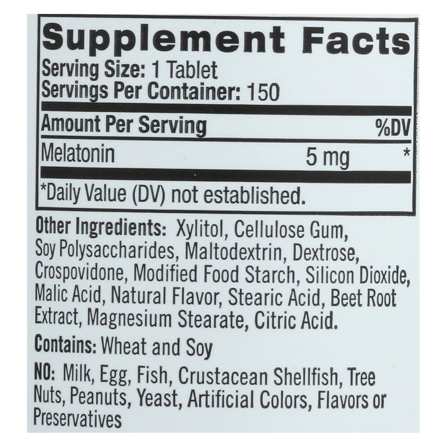 Natrol Melatonin Fast Dissolve Tablets - 5 Mg - 150 Count image 2