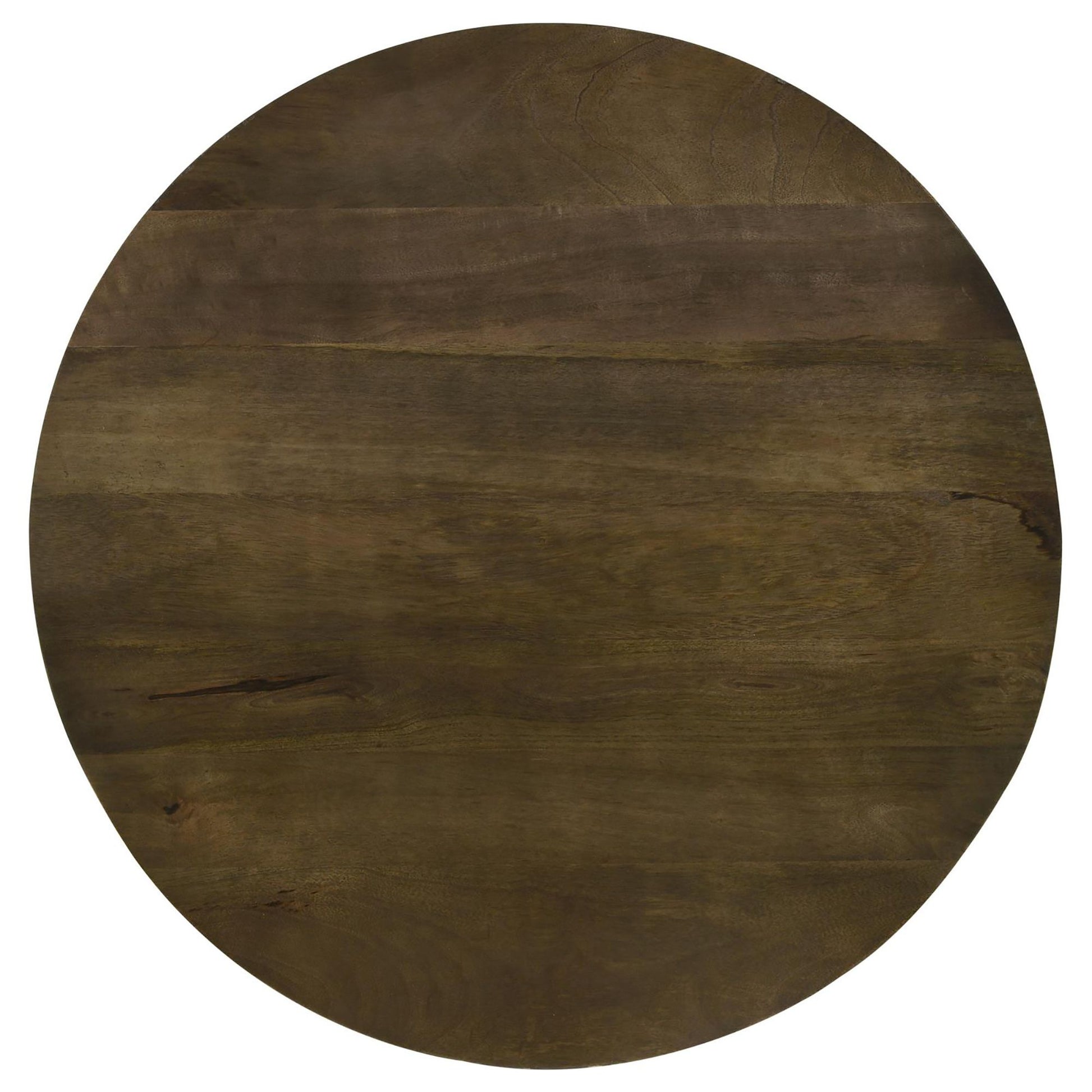 Natural and Gunmetal Top Accent Table image 4