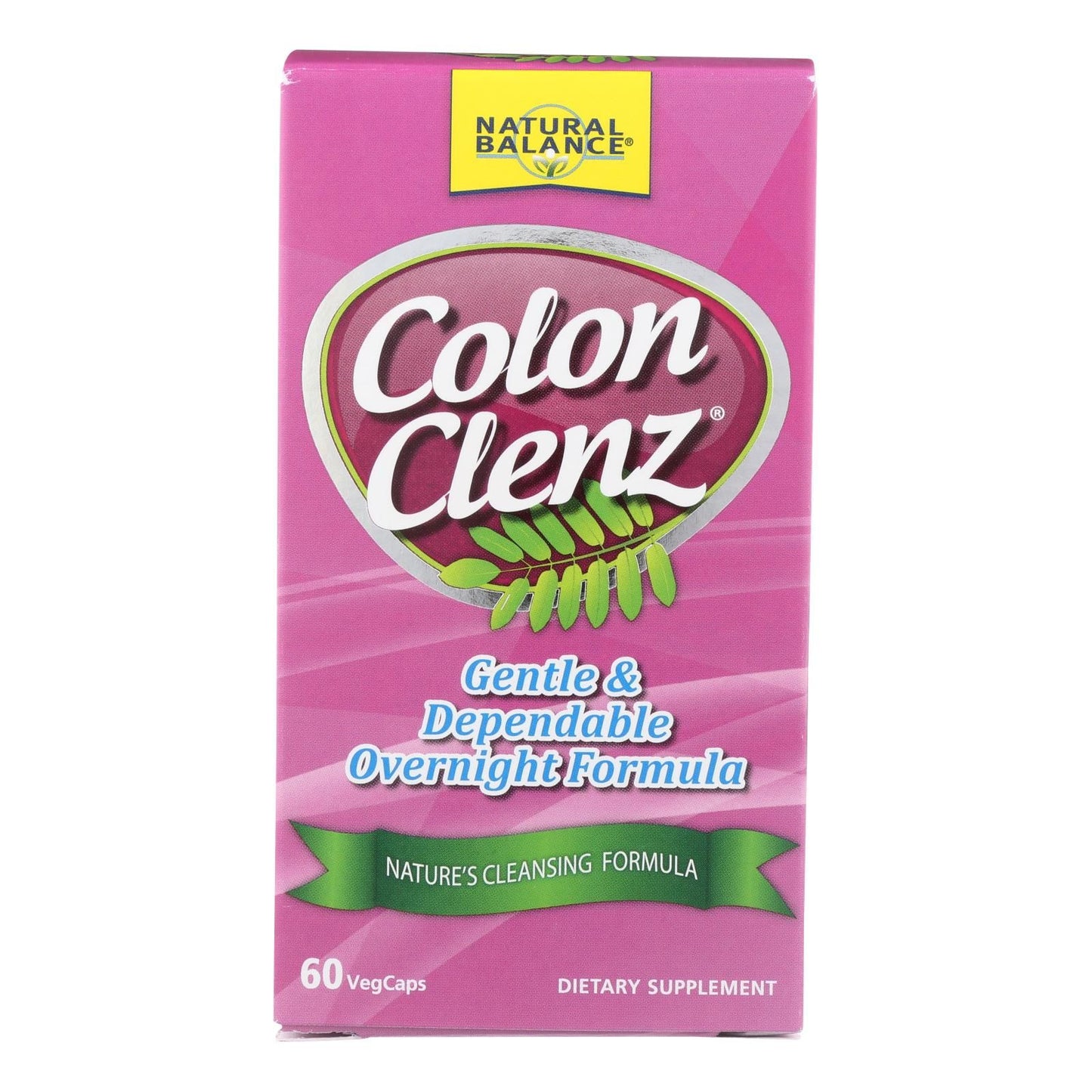 Natural Balance Colon Clenz - 60 Vegetable Capsules image 1