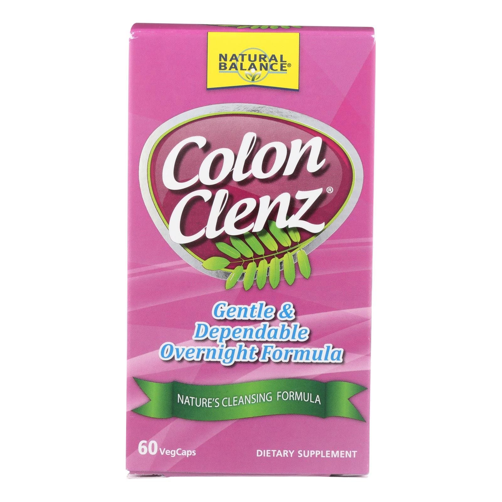 Natural Balance Colon Clenz - 60 Vegetable Capsules image 1
