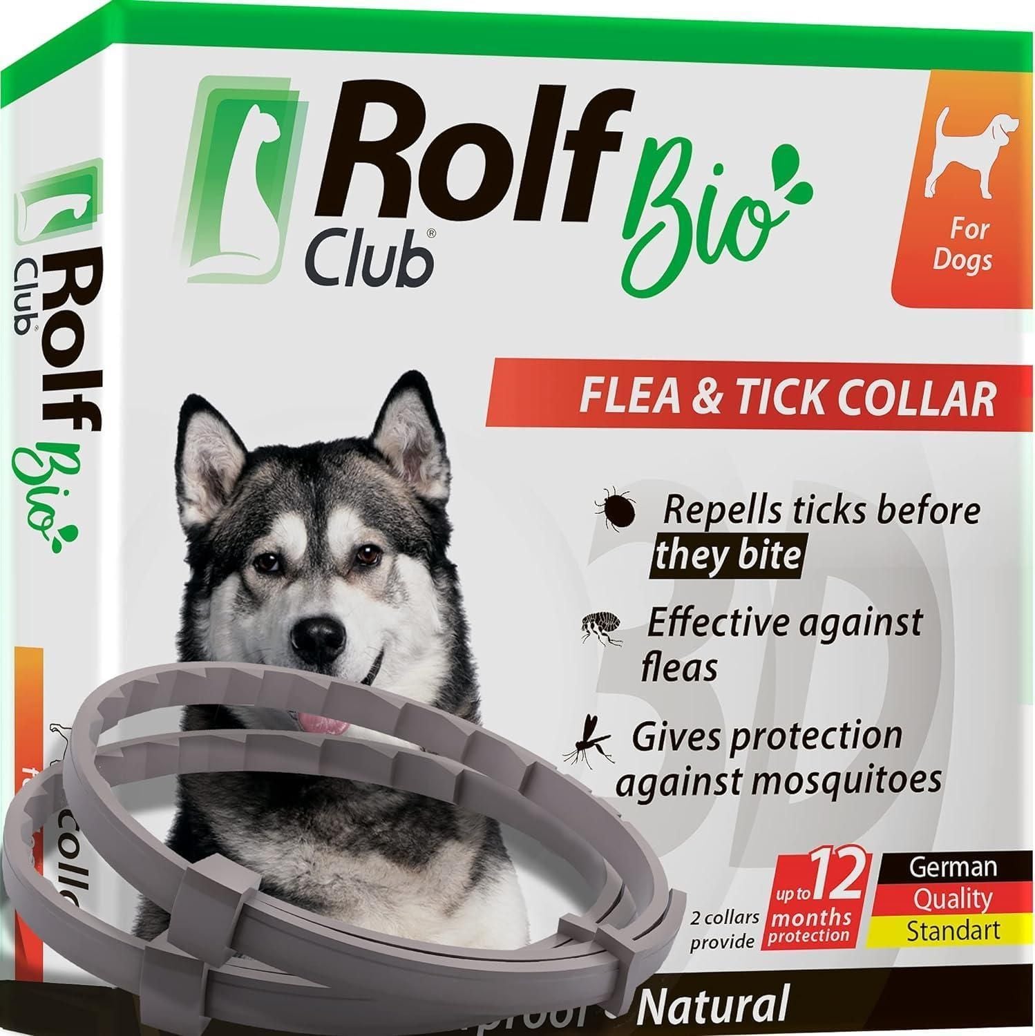 Natural Flea Tick Collar for Dogs 6 Months Control of Best Prevention Safe Treatment Anti Fleas and Ticks Essential Oil  image 1