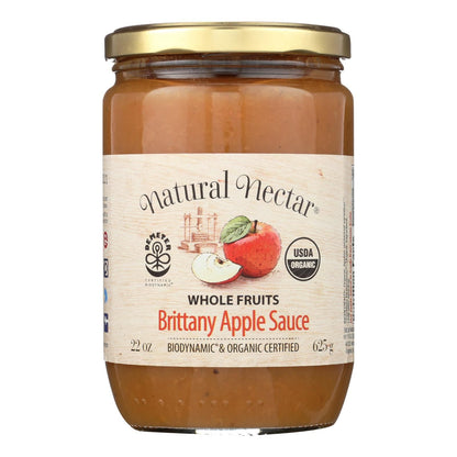 Natural Nectar Brittany Apple Sauce - Sauce - Case Of 6 - 22.2 Oz. image 2