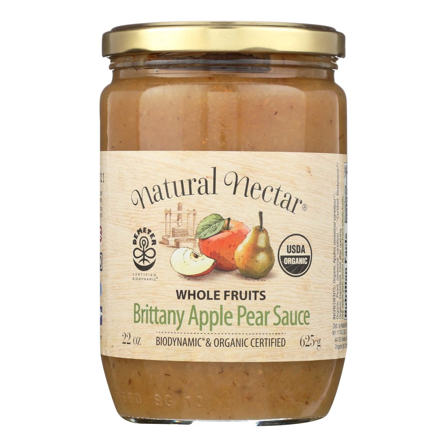 Natural Nectar Brittany Sauces - Apple - Case Of 6 - 22.2 Oz. image 2
