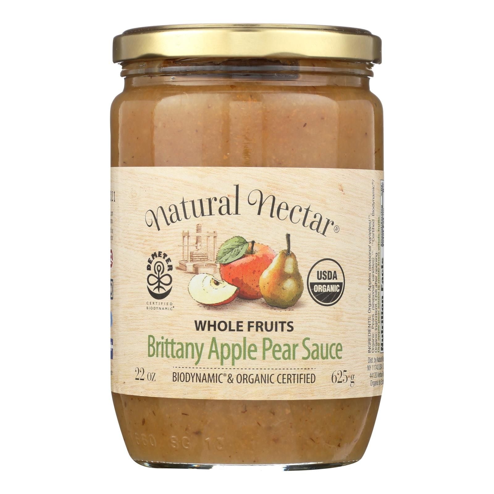 Natural Nectar Brittany Sauces - Apple - Case Of 6 - 22.2 Oz. image 2