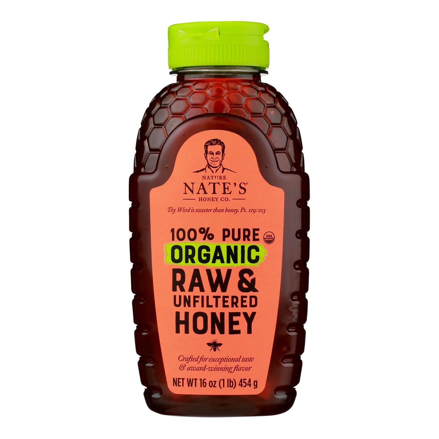 Nature Nate's - Honey Raw Unfiltered - Case Of 6-16 Oz image 1