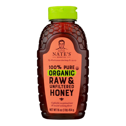 Nature Nate's - Honey Raw Unfiltered - Case Of 6-16 Oz image 1