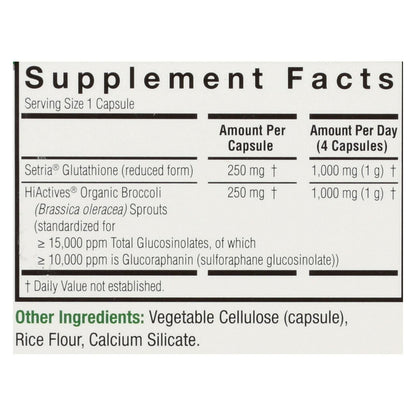 Nature's Answer - Brocco-glutathione - 60 Vegetarian Capsules image 3