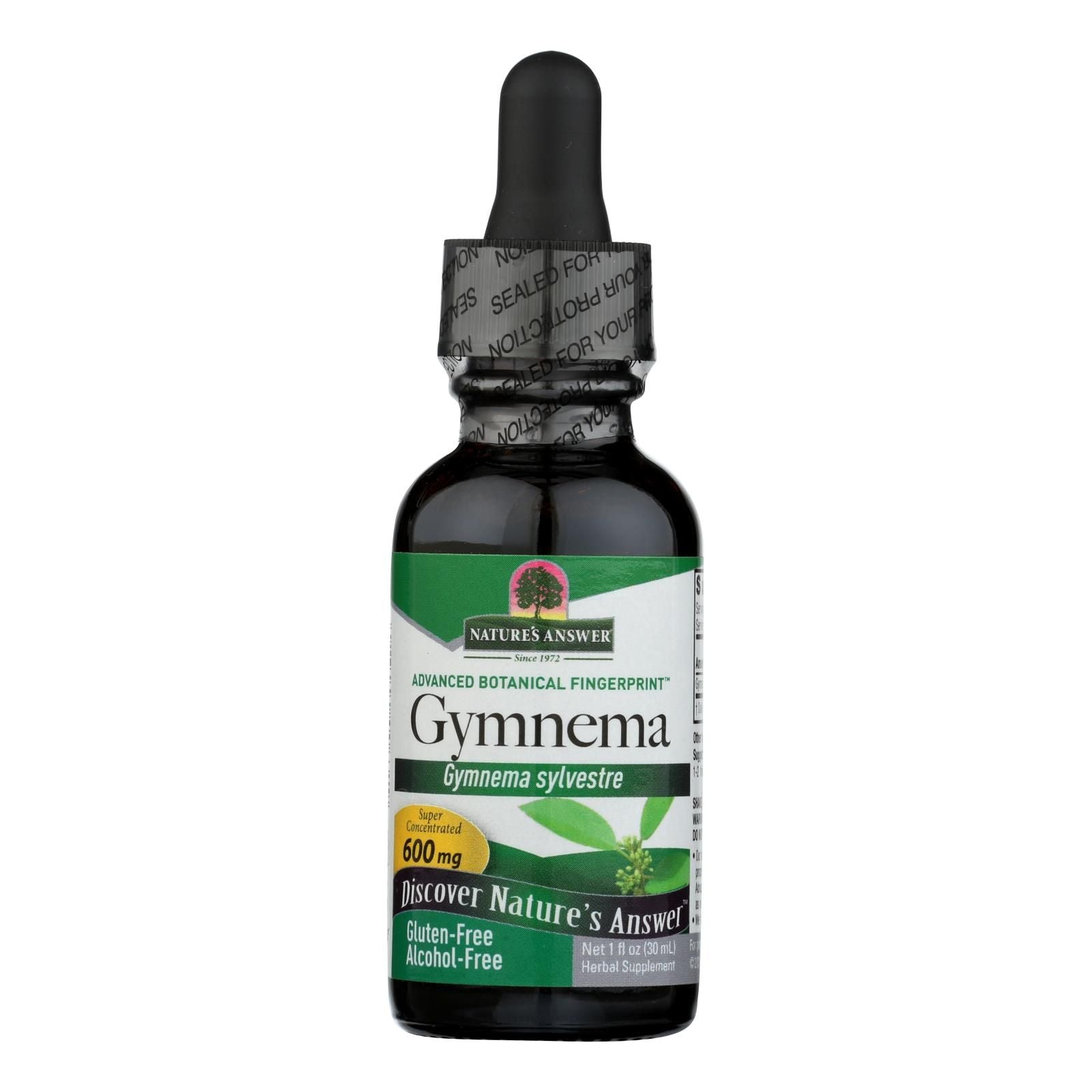 Nature's Answer - Gymnema Leaf Alcohol Free - 1 Fl Oz image 1
