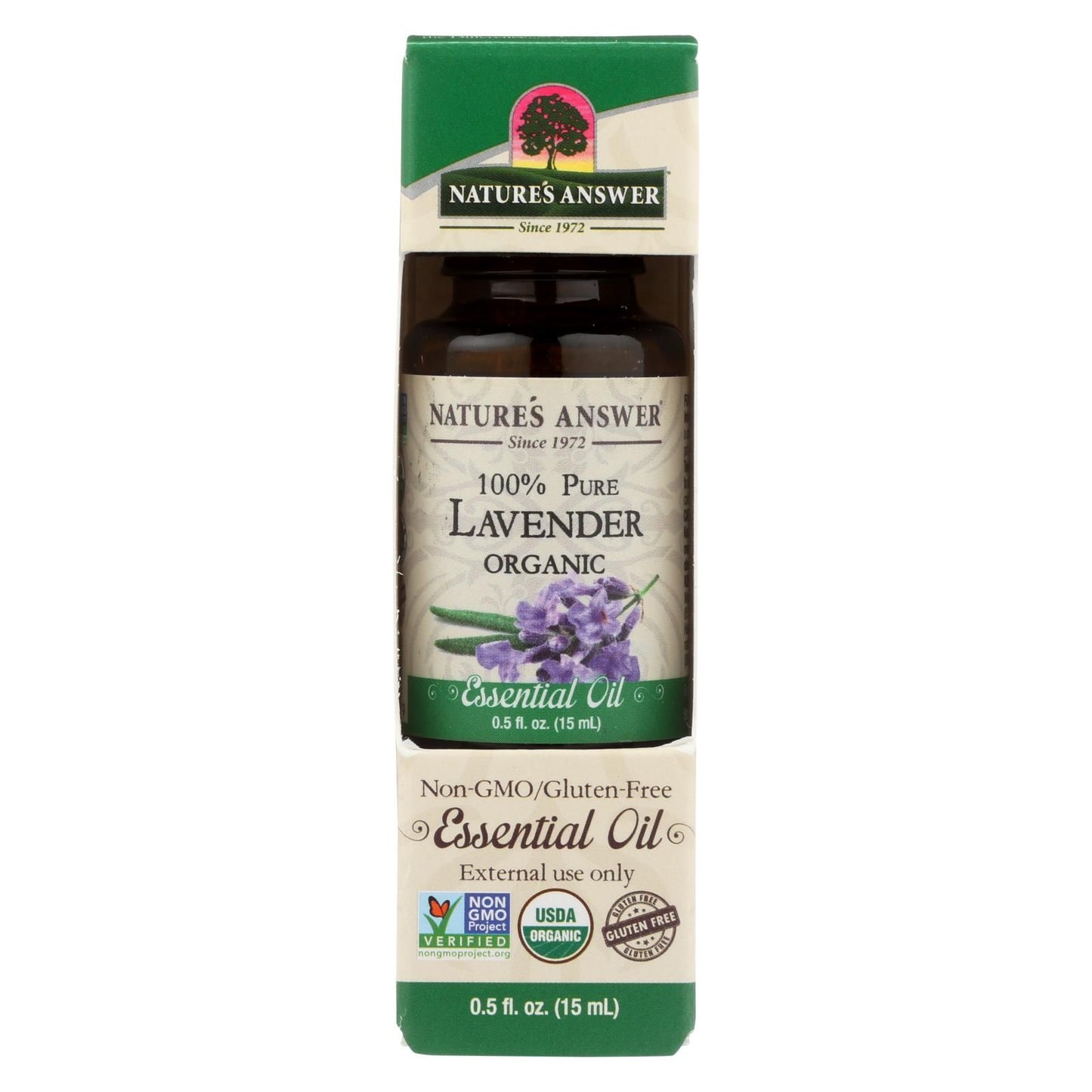 Nature's Answer - Organic Essential Oil - Lavender - 0.5 Oz. image 1