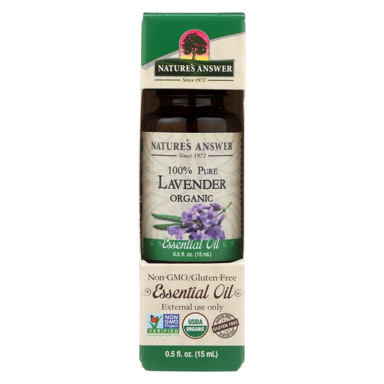 Nature's Answer - Organic Essential Oil - Lavender - 0.5 Oz. image 1