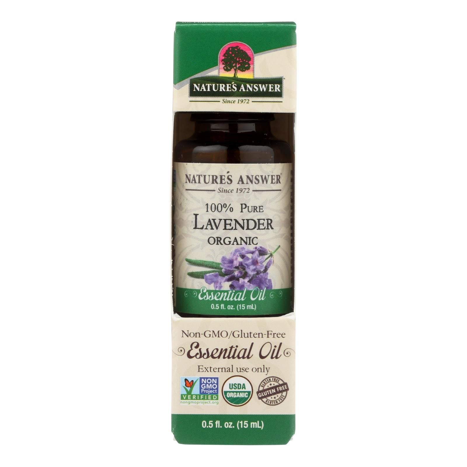 Nature's Answer - Organic Essential Oil - Lavender - 0.5 Oz. image 2
