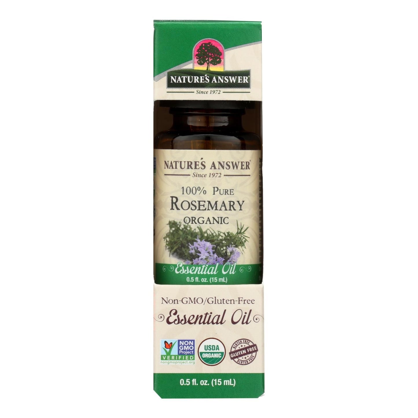 Nature's Answer - Organic Essential Oil - Rosemary - 0.5 Oz. image 1