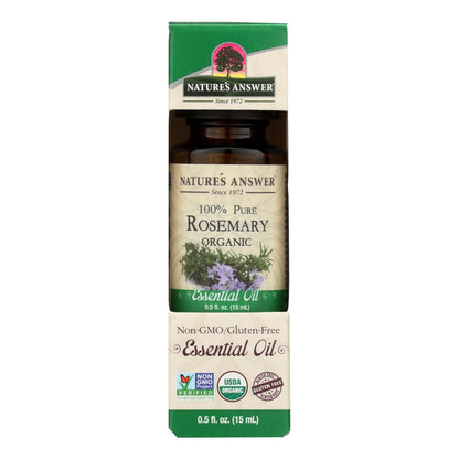 Nature's Answer - Organic Essential Oil - Rosemary - 0.5 Oz. image 1